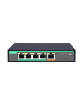 LINOVISION 4-портовый гигабитный удлинитель POE с 60 Вт POE POE 1 вход 4 выхода POE Surge POE разветвитель на 4 устройства POE, такие как вход для IP-телефона,