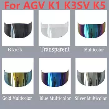 Линза шлема для AGV K1 K3S K5, козырек для мотоциклетного шлема, очки для шлема на все лицо, линза для обесцвечивания мотоциклетного шлема, защитная линза темно-коричневого