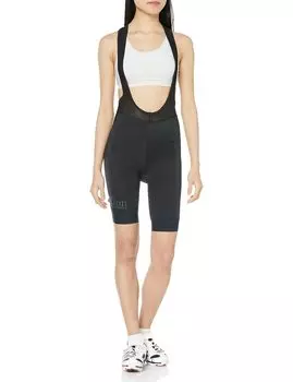 Lion de Kapelmuur Cycling Bib Shorts with Gray Logo and Standard Size 36 Women s Pad, Black, чёрный