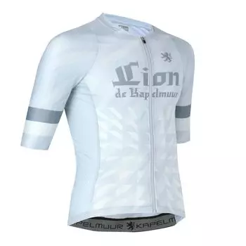 Lion de Kapelmuur Short Sleeve Cycling Clasico 2 Size XS Jersey, Jersey, Gray, серый
