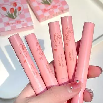 Lip Glaze Lipstick Set Nude Matte Non-stick Cup Lip Mud 5 Color Waterproof Long Lasting Lip Gloss