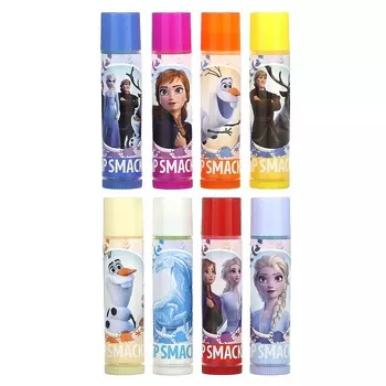 Lip Smacker, Disney Frozen II, бальзам для губ, праздничная упаковка, 8 упаковок, 32 г (1,12 унции)