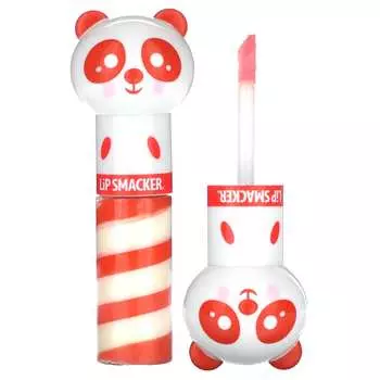 Lip Smacker, Lippy Pals Gloss, Panda, Force-Aitly Peach-y, 8.4ml (0.28fl oz)