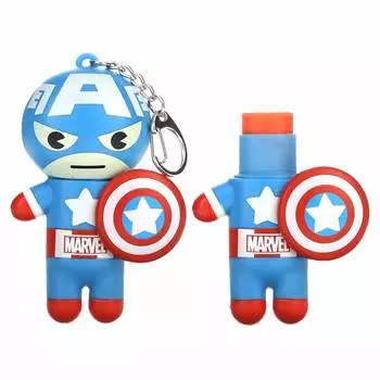 Lip Smacker, Marvel s Captain America, бальзам для губ, красный, белый и черничный, 4 г (0,14 унции)