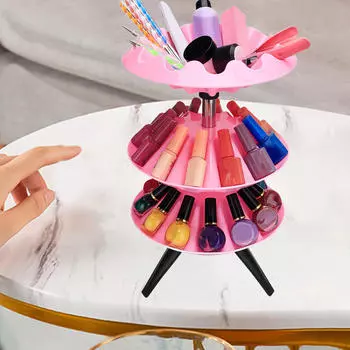 Lipstick Organizer, Stand Holder, Adjustable Lipgloss Display Stand, Cosmetic