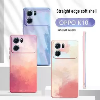 Жидкий силиконовый чехол для телефона OPPO K11X, K10, K9X, K10Pro, K7 и K5 с полной комплектацией и матовым покрытием. OPPO K9Pro