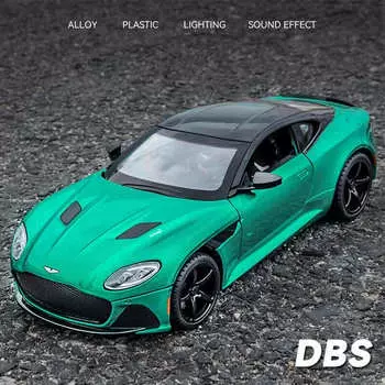 Литье под давлением 1:24 сплава модель автомобиля миниатюрный Martin DBS суперкар детский коллекционный подарок на день рождения металлический автомобиль мальчик подарок популярные игрушки красный