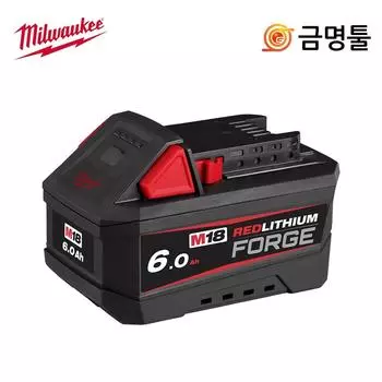 Литий-ионный аккумулятор Milwaukee M18 FB6 18 В 6,0 Ач FORGE Индикатор уровня заряда аккумулятора