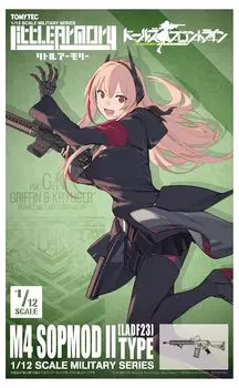 Little Armory LADF23 Куклы Frontline M4 SOPMOD II Тип Пластиковая Модель 320616 Аниме