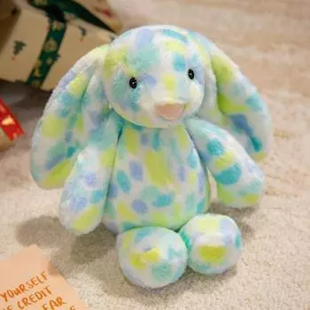Little Rabbit Plush Toy Rabbit Doll Animals Soft Dolls Candy Color Bunny Pillow Soft Office Decor Girls Boys Presents Home Decor about 32cm
