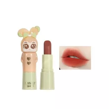 Little Rabbit Spring Outing Song Powder Mist Lipstick Matte Матовая цветопередача Стойкая чашка Girl Heart Student Women Makeup Увлажняющий