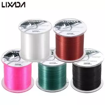 Lixada 500 м 0,8–8,0 нейлоновая леска прочная монофильная скальная морская леска Green1.5
