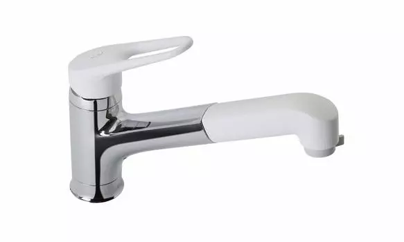 LIXIL INAX однорычажный смеситель с ручным душем, смеситель для общей зоны, кухонный смеситель, водопроводный кран RSF-832Y-AMZ белый