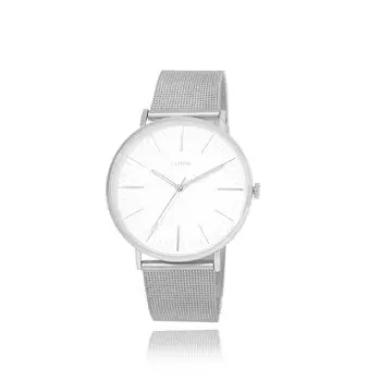 LLOYD [Часы для пар] Lmate Simple Basic Silver Мужские часы с сеткой LL1G19470MSS