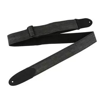 LM Products Гитарный ремень Simple Denim Series Черный деним Черный деним D-1 /