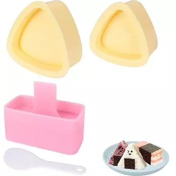 LMETJMA Упаковка Форма для риса Musubi Maker Kit Антипригарный Spam Musubi Maker Press Форма для рисовых шариков DIY Набор инструментов для приготовления суши JT189