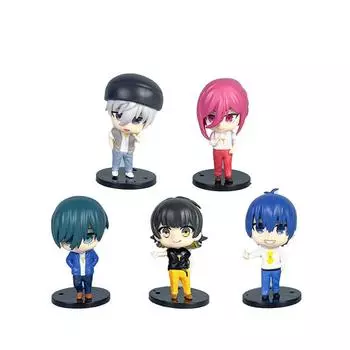 Lock Blue Anime Model Ornament With Isagi Yoichi Bachira Meguru Character