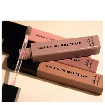 LOCK COLOR Lock It Nude Matte Lip 4g - матовая губная помада для губ 01 Sweet Peach