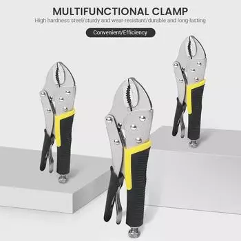 Locking Pliers Lock Pliers Curved Jaw Pliers Straight Long Nose Pliers Multi-function Welding Tools