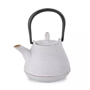 Logia Associates Nanbu Ironware Чайник-купол из белого золота Чайник-купол из цветного железа в Японии Покрытый эмалью внутри Поставляется с Японским чаем для рисования
