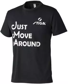 Logo Black M [Stiga] T-shirt JP-III чёрный