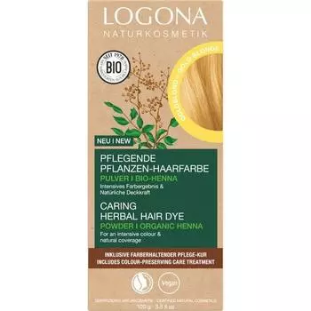 Logona Herb Краска для волос в порошке золотисто-русый 100 г