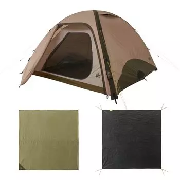 LOGOS Tradcanvas Air Magic Dome XL Set 71208004 Палатка семейная брезентовая огнестойкая (ВЕСЬ СЕЗОН)-BB бежевый