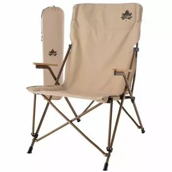 LOGOS Tradcanvas Dining Master Chair 73173126 Складной стул для кемпинга на открытом воздухе Грузоподъемность 150 кг бежевый