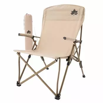 LOGOS Tradcanvas Portable Dining Chair 73173161 Beige Width 62 x Depth 77 x Height 104 cm height 42 (approx.) (sitting cm)
