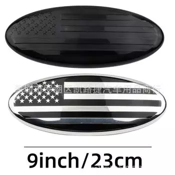 Логотип на решетке капота с американским флагом для Ford F150 F250 Explorer 9inch Flag