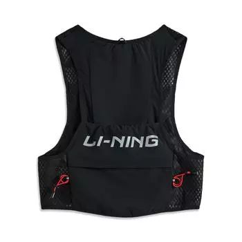 Логотип серии для бега Li Ning Удобный спортивный дышащий жилет Унисекс Жилеты Черный ABXU001-1 L