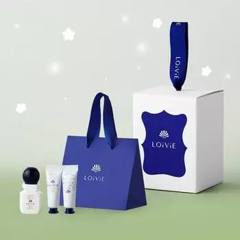LOiViE Roll-On EDP Gift Set (+Hand Cream Mini 10ml*2) (Choose 1 Peony/Bergamot)
