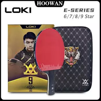 Loki 7/8/9 Star Professional ракетка для пинг-понга Attack-Loop высокая липкая ракетка для настольного тенниса ракетка для пинг-понга летучая мышь с карбоновым лезвием 6 Star Long Handle