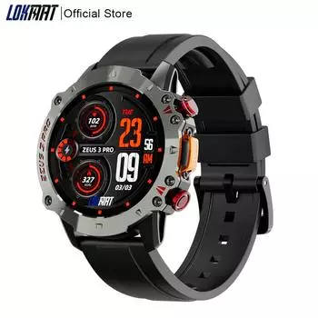 LOKMAT ZEUS 3 PRO Спортивные Bluetooth-смарт-часы для звонков Фитнес Водонепроницаемые умные часы Полный сенсорный экран Часы с длительным временем ожидания