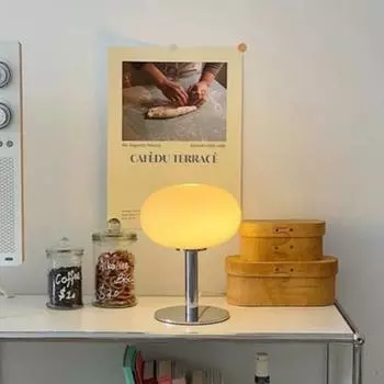 Lollipop Drop Shape Table Lamp for Girl s Bedroom Decoration Home Lighting Decorative Aesthetics Glass Modern Desktop Lighting USB Plug