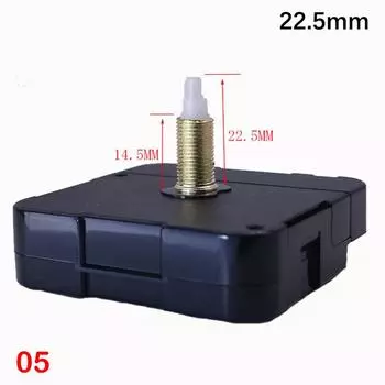 Long Shaft Length Wall Clock Movement Silent Diy Quartz Clocks Mechanism 31mm Wall Watch Machinery Repair Parts Kit Clockwork