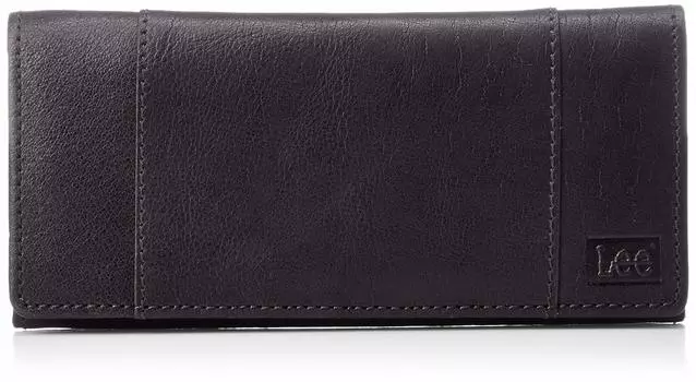 Long Wallet High Quality Soft Cow Leather Genuine Leather Bundle Holder Black [Lee] (Cowhide)