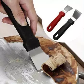 Лопата для чистки кухни, Лопата для удаления льда из морозильной камеры, Многофункциональная лопата для бытовой уборки, Лопата для вытяжки кухонной газовой плиты straight чёрный