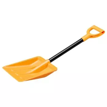 Лопата для снега Iris Ohyama, автомобильный совок, поликарбонат, оранжевый