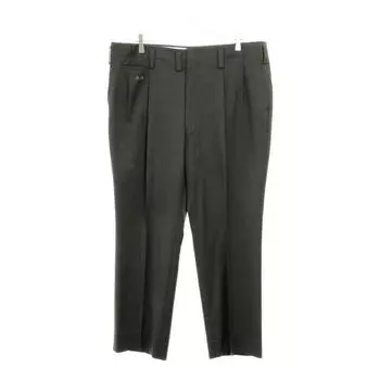 Loro Piana embroidery Two-tuck Wool pants Green system Men s Used