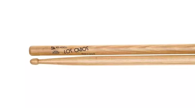 Los Cabos Drumsticks Red Hickory 5A (Total Length: 406mm Thickness: 14.6mm)Wood ChipsPair Los Cabos Drumsticks LCD5ARH