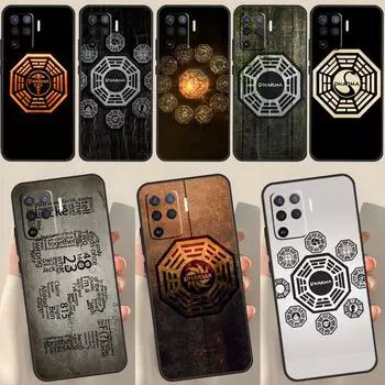 lost tv dharma initiative logo Case For OPPO A1K A3S A5S A15 A16 A52 A72 A5 A9 A31 A53 A83 A91 A93 A54 A74 A94 Cover Capa OPPO A53 2020