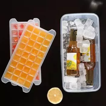 Лоток для льда Yousheng с крышкой, бункер для льда, конструкция с поворотным выпуском, форма для льда, легко очищаемый многоразовый льдогенератор для морозильной камеры Four Layer