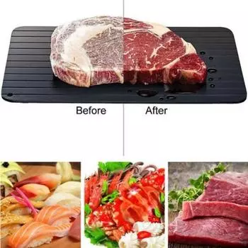 Лоток для размораживания продуктов Доска для быстрой разморозки Кухонные принадлежности S