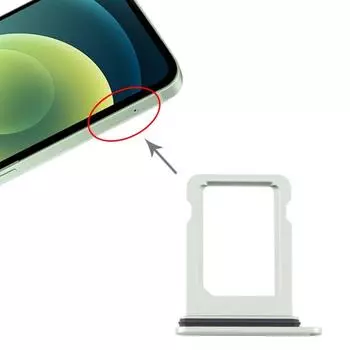Лоток для SIM-карты для iPhone 12 чёрный