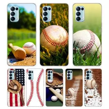 Love Baseball Sport для OPPO Reno7 SE 6 5 ZF 4G 5G Find X2 X3 Neo Lite Pro Plus прозрачный мягкий чехол для телефона OPPO Find X2 Neo