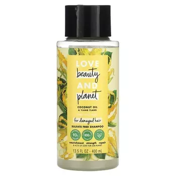 Love Beauty and Planet, Hope & Repair Shampoo, For Damaged Hair, Coconut Oil & Ylang Ylang, 400 ml (13.5 fl oz)
