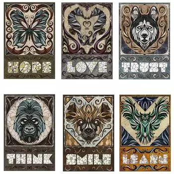 Love Brave Secret Garden & Letter металлические жестяные знаки плакат Настенный декор жесть Настенный декор для бара домашний магазин 20*30 см 20x30cm