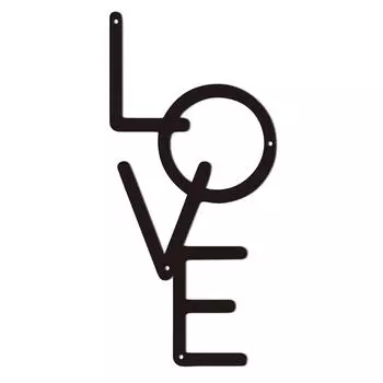 LOVE Metal Sign,Vertical LOVE Sign, Metal Wall Decor, LOVE Metal Word, Nursery Bedroom Decor, Lobby Wall Decor