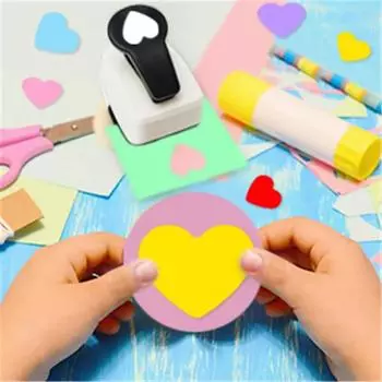 Love Punch 9/16/25 мм DIY дырокол для скрапбукинга, дырокол для детей, скрапбукинг, офисный резак, тиснение, острая заточка